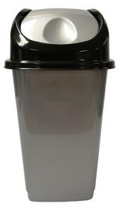 DÜNYA Billenős szemetes 5 L szürke 29x18x14 cm