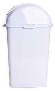 DÜNYA Billenős szemetes fehér színben 35 L 58x35x28,5 cm