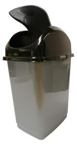 DÜNYA Billenős szemetes 5 L szürke 29x18x14 cm