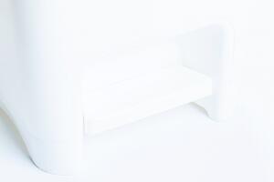 DÜNYA Pedálos szemetes 40 L SLIM fehér 28,5x39x48,5 cm
