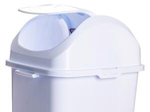 DÜNYA Billenős slim szemetes fehér színben 18 L 45,5x29x23,5 cm