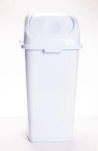 DÜNYA Billenős slim szemetes fehér színben 18 L 45,5x29x23,5 cm