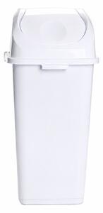DÜNYA Billenős slim szemetes fehér színben 50 L 68,5x31,5x39,5 cm