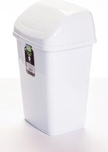 Billenős szemetes 10 L Fehér 38x18,5x24 cm