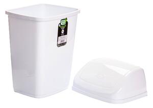Billenős szemetes 10 L Fehér 38x18,5x24 cm