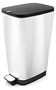 CURVER Chin bin fémhatású pedálos szemetes 30L műanyag 45x26,5x40,5 cm