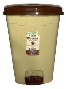 Pedálos szemetes (22 l), bézs