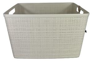 Kosár 36x28x23cm Jute bézs (KKS)