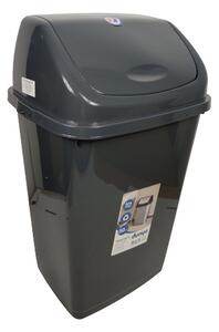 Billenős szemetes 50 l Fekete (KKS)