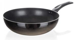 CUISINO black tapadásmentes wok serpenyő (28 cm-es)