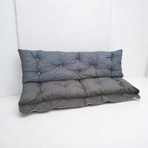Hintaágy párna 150 cm 2 részes szürke