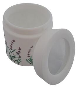Opál fűszertartó fedővel levendula mintás (500 ml-es)