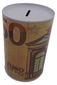 Fém persely eurós (10x15 cm-es)