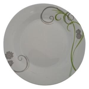 GRETA Kerek porcelán lapostányér (23 cm-es)