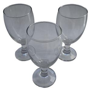 3 darabos talpas boros pohár szett üveg Cheerful (300 ml-es)