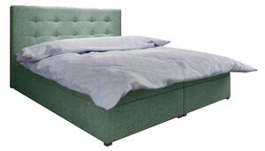 Franciaágy Boxspring 160 cm Fade 1 (menta) (matraccal és tárolóhellyel)
