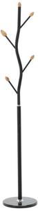 Aldotrade BUNGUND álló fogas 170 cm, fekete