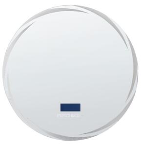 LED fürdőszobai tükör TANAY 60 cm 60 cm Beépített Bluetooth Hangszóróval Ezüst