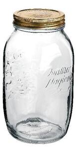 Bormioli Rocco QUATTRO tároló üveg+tető 1,5 l