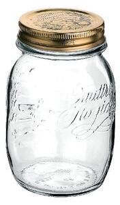 Bormioli Rocco QUATTRO tároló üveg+tető 0,5 l