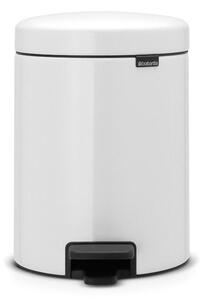 Brabantia PEDAL BIN NEWICON pedálos szemetes 5 L 29,1x27,2x20,5 cm fehér