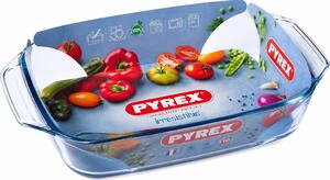 PYREX IRRES Szögletes sütőtál füllel 2,9 L 35x23x6 cm