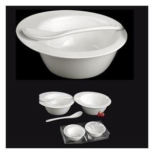 Express ONDA porcelán tálka+kanál 20 cl 2 db