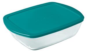 Pyrex COOK&STORE téglatest sütőtál+műa.tető 23x15x6,5cm 1,1l