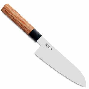KAI Seki Magoroku Red Wood Santoku szakácskés 17cm (MGR-0170S)