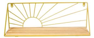 Sunset aranyszínű falipolc, szélesség 43 cm - Sass & Belle