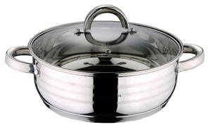 Blaumann GOURMET LINE rozsdamentes lábos üvegfedővel 2,75 L (BL-1002)