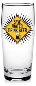 WILLIGLASS sörös pohár 49 cl "SAVE WATER DRINK BEER"