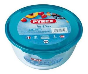 Pyrex PREP&STORE keverőtál, műanyag fedővel ø 17 cm (1 liter)