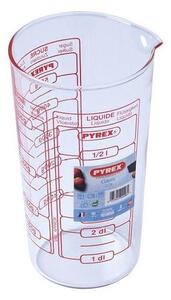 PYREX mércés pohár 9x17cm 0,5 liter