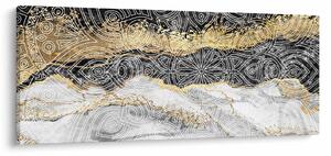 Kép - Mandala márványból (120x50 cm)