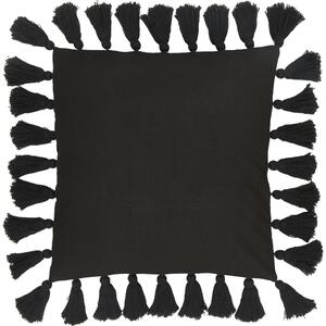 Shylo fekete pamut díszpárnahuzat, 40 x 40 cm - Westwing Collection