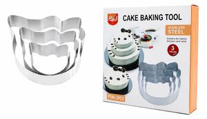 Cicás tortaforma 3 db