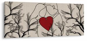 Kép - egy szerelmes pár (120x50 cm)