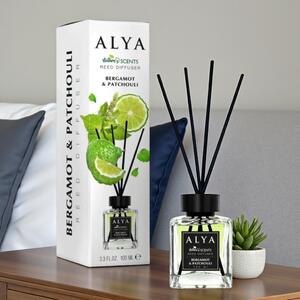 ALYA Nature's Scents Pálcás Aroma Diffúzor - Bergamot és Pacsuli