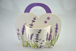 BÖGRE PORCELÁN 470ML LEVENDULA ÁTM:10CM M:9,5CM