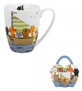 BÖGRE PORCELÁN 350ML 'CATS CREW'