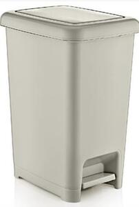 DÜNYA Slim pedálos szemetes 60 L 32x52x42,5 cm bézs