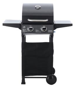 Gázgrill lehajtható oldalasztalokkal - 93,5×53×109 cm