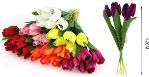 MŰVIRÁG TULIPÁN 42CM TÖBB FÉLE SZ