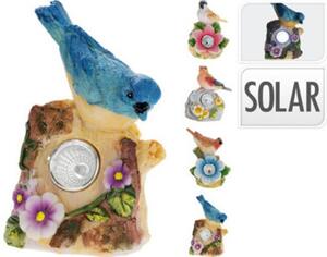 SOLAR LÁMPA MADARAK 9X6,5X11,5CM 4F