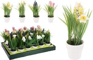MŰNÖVÉNY TAVASZI CSEREPES 21CM 4F