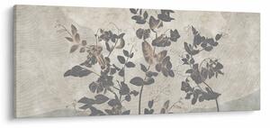 Kép - texturált levelek (120x50 cm)