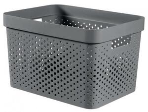 CURVER Infinity Tároló doboz 17L 35,5x26,2x21,9 cm szürke műanyag