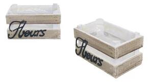 5999054140273 FLEURS Mini virágláda 22x12,5x10,5/11,5 cm