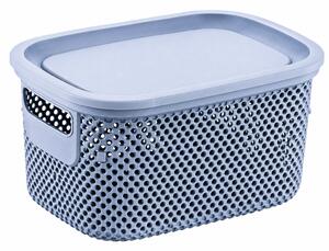 HOBBY LIFE Fedeles tároló 6 L 21,7x26,7x1 cm kékes szürke